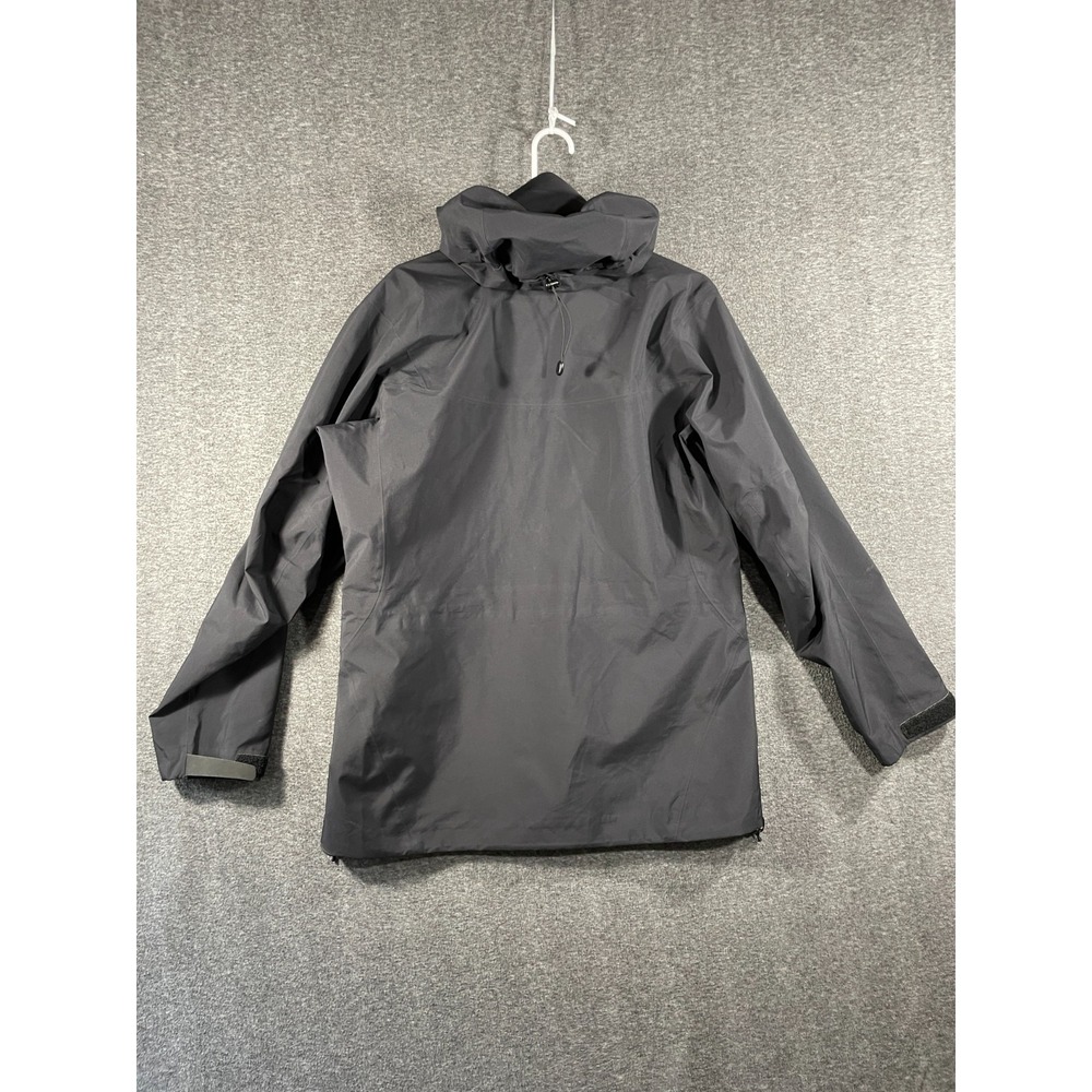 Arc'teryx Jacket Womens Large Black Theta AR Hooded Waterproof Rain Shell - Picture 12 of 16